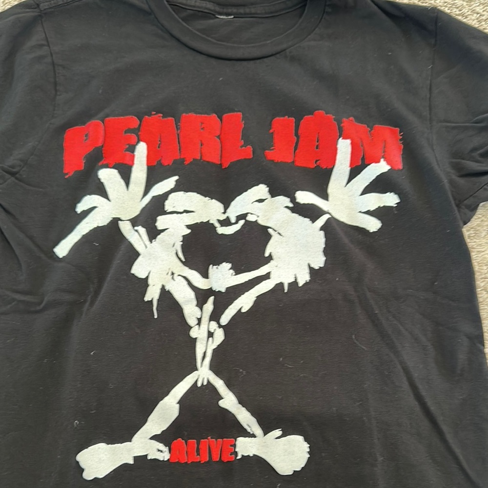 Pearl Black Jam Alive t-shirt, tag removed fits S/XS - Picture 3 of 6